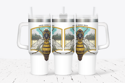 PRESALE! Hottest Trending 40-Ounce Tumbler - Multiple Designs | Uribe Honey Bees