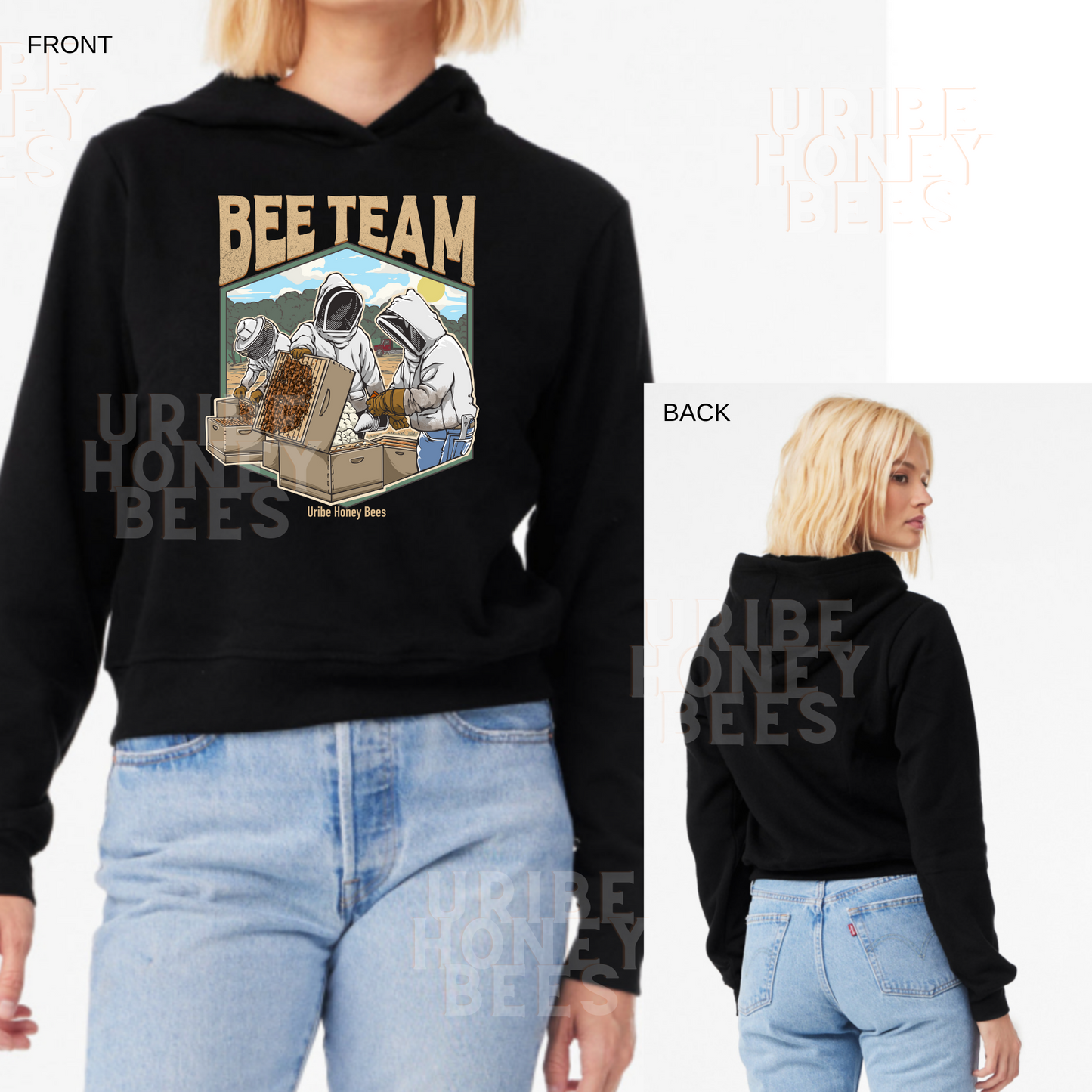 PRESALE! WOMENS Classic Pullover Hooded Sweatshirt | Uribe Honey Bees