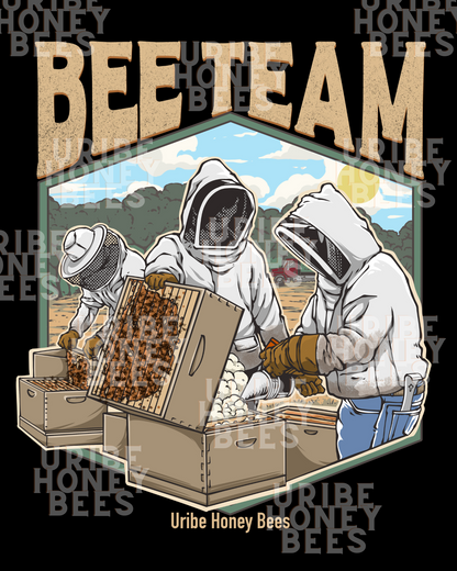 PRESALE! BEE TEAM Hooded Sweatshirt | Uribe Honey Bees