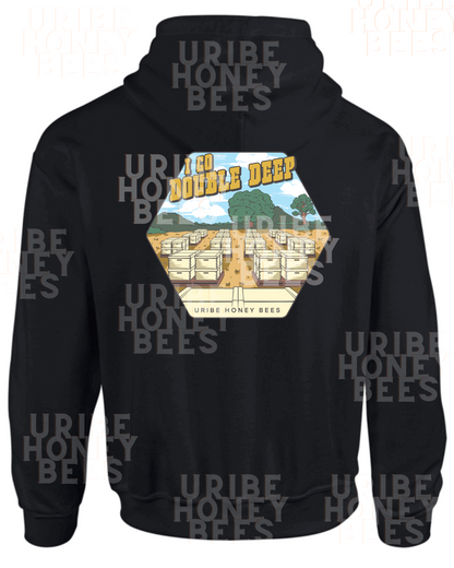 PRESALE! I Go Double Deep - Beekeeper Hoodie | Uribe Honey Bees