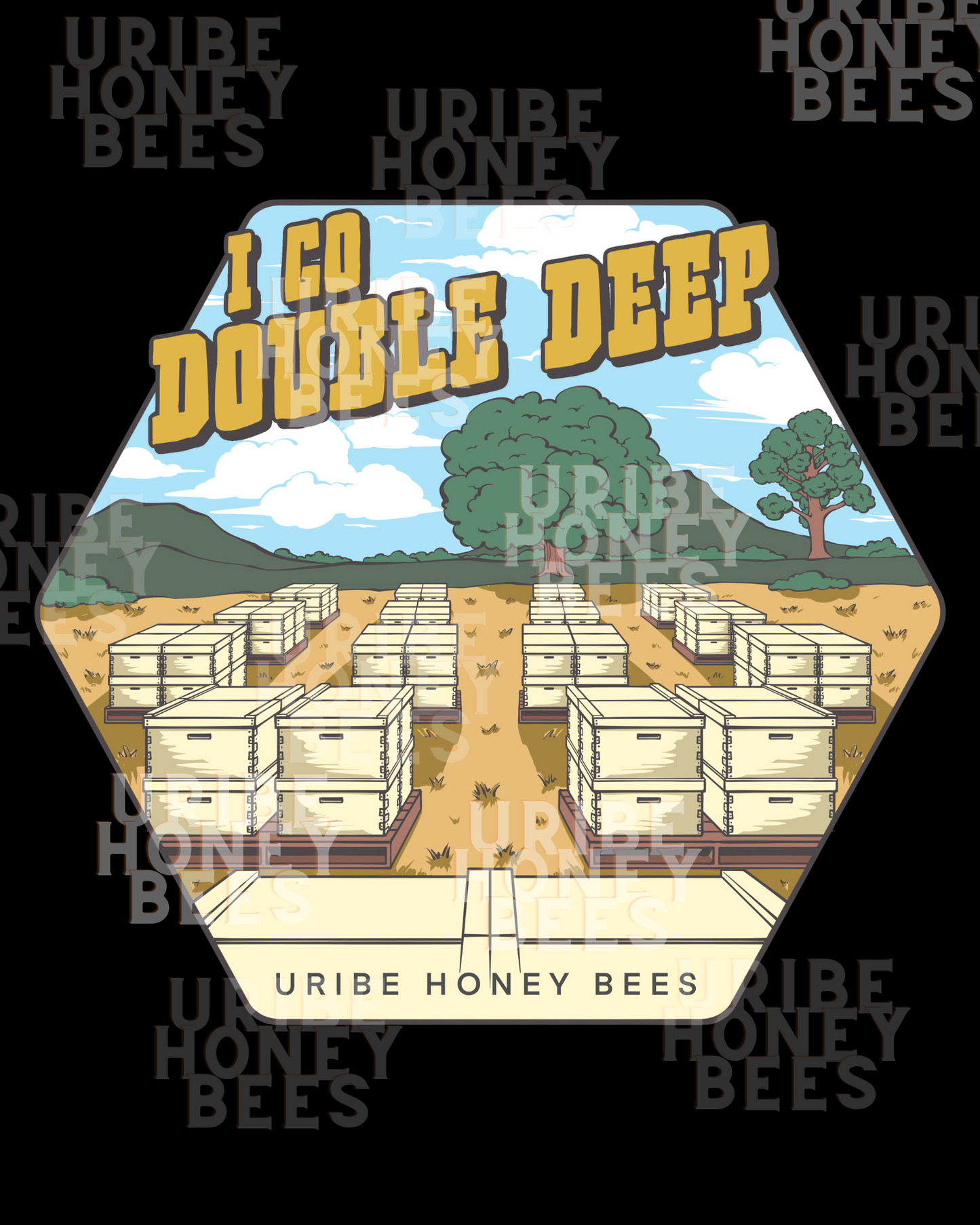 PRESALE! I Go Double Deep - Beekeeper Hoodie | Uribe Honey Bees