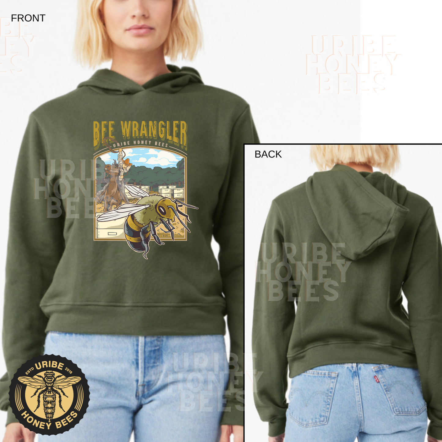 PRESALE! WOMENS Classic Pullover Hooded Sweatshirt | Uribe Honey Bees