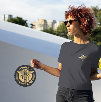 PRESALE! Women's Boxy 100% Cotton T-shirt | Uribe Honey Bees