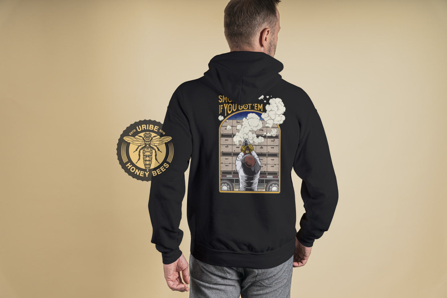 PRESALE! Smoke 'Em If You Got 'Em - Premium Hooded Sweatshirt | Uribe Honey Bees