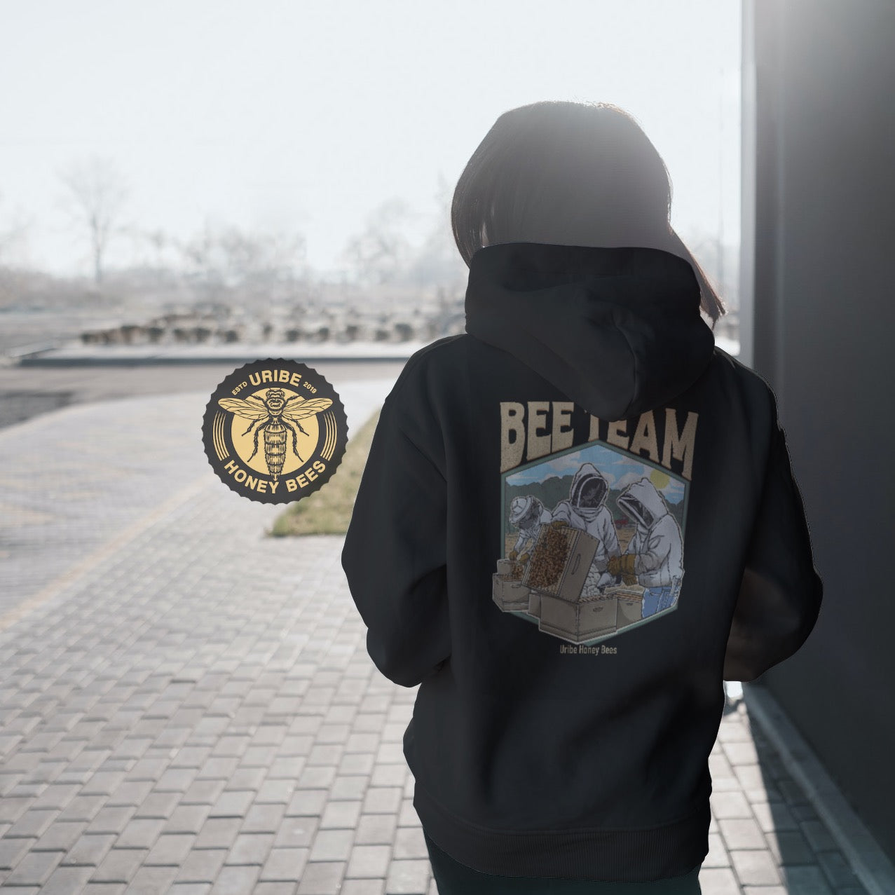 PRESALE! BEE TEAM Hooded Sweatshirt | Uribe Honey Bees