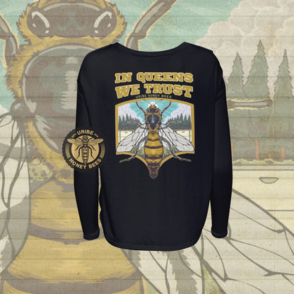 PRESALE! Women's Long Sleeve 100% Cotton Cozy Shirts | Uribe Honey Bees