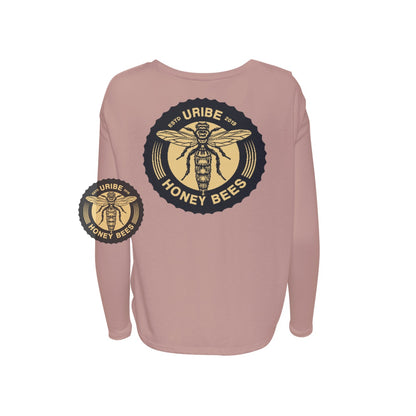 PRESALE! Women's Long Sleeve 100% Cotton Cozy Shirts | Uribe Honey Bees