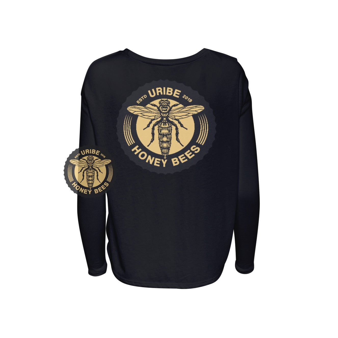 PRESALE! Women's Long Sleeve 100% Cotton Cozy Shirts | Uribe Honey Bees