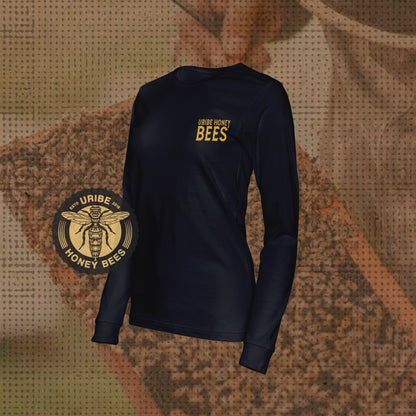 PRESALE! Women's Long Sleeve 100% Cotton Cozy Shirts | Uribe Honey Bees