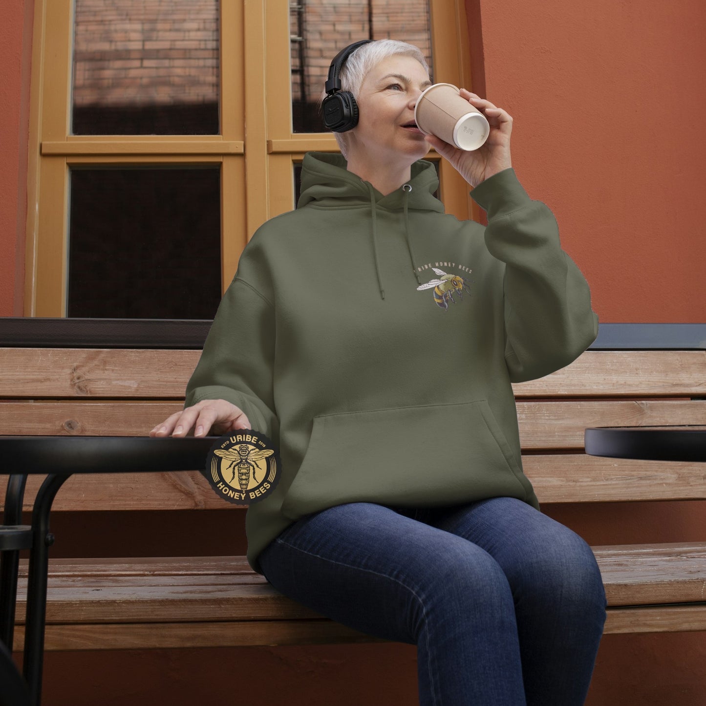 PRESALE! Iconic Bee Wrangler Hooded Sweatshirt | Uribe Honey Bees