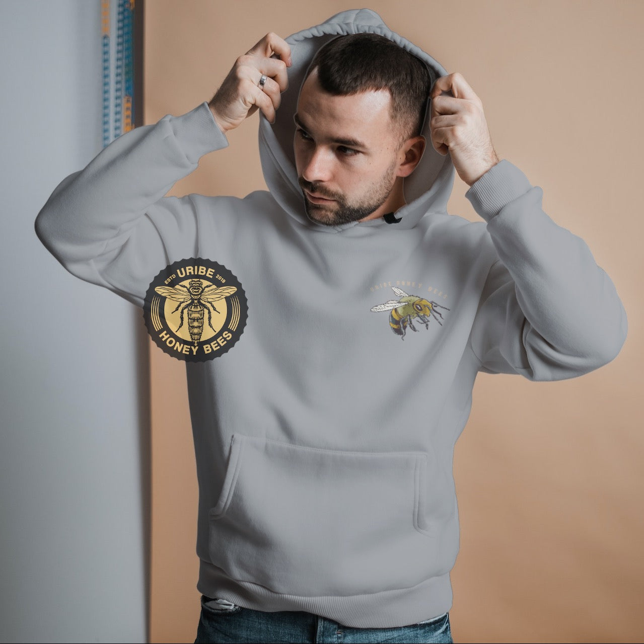 PRESALE! Iconic Bee Wrangler Hooded Sweatshirt | Uribe Honey Bees