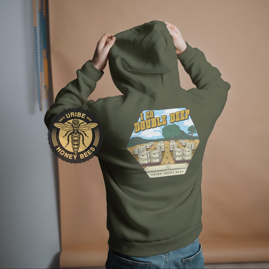 PRESALE! I Go Double Deep - Beekeeper Hoodie | Uribe Honey Bees