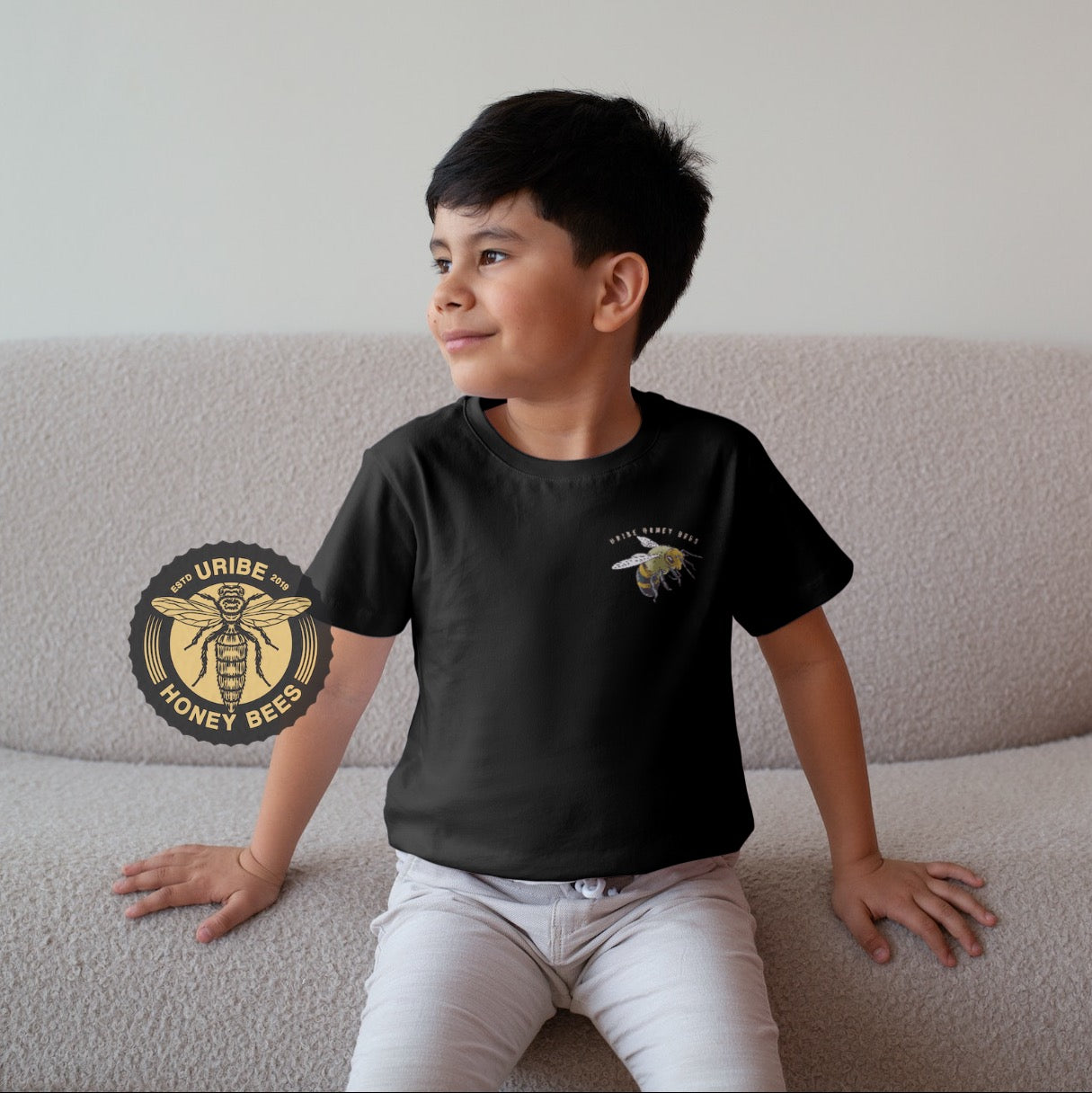 Unisex Toddler T-Shirts with Multiple Beekeeping Designs | Uribe Honey Bees