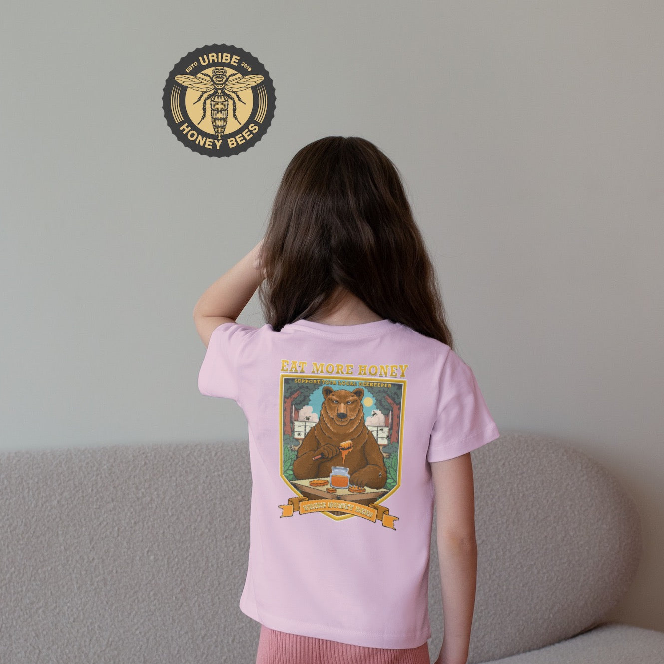 Unisex Toddler T-Shirts with Multiple Beekeeping Designs | Uribe Honey Bees